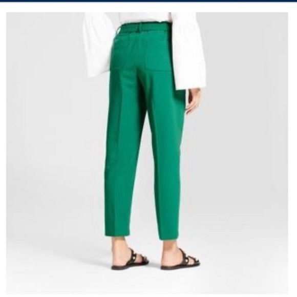 a new day Slim Ankle High Rise Stretch Pants Green - Picture 2 of 9